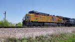 UP 6367 and Back end of NS 4587 on the Wabtec Test Track.